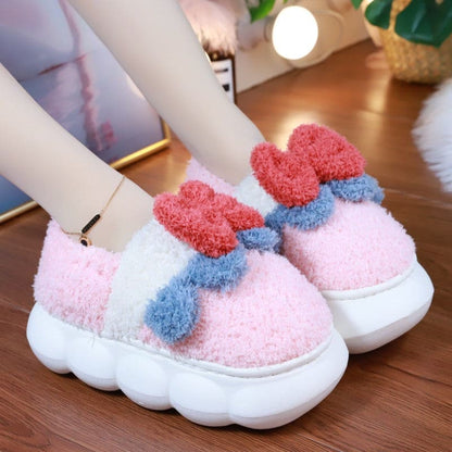 Kawaii Pastel Colors Cute Bow Slippers ON889 MK Kawaii Store