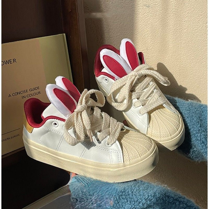 Bunny Rabbit Ear Sneakers Shoes - Heartzcore