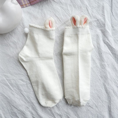 Bunny Rabbit Socks with Tail Susan