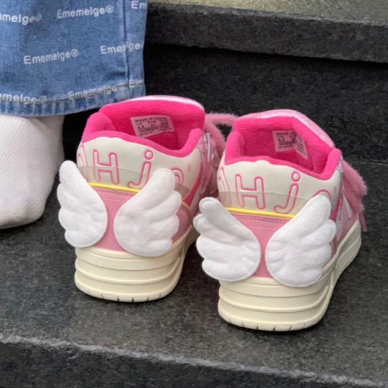 kawaii Angel Wings Sneakers Shoes - Kimi Kimi