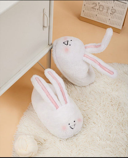 Long Ear Bunny Fluffy Slippers - Kimi MK Kawaii Store