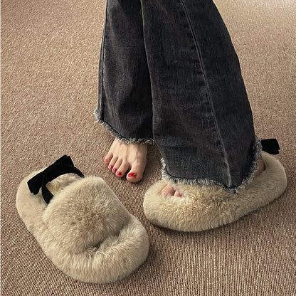 Cute Fluffy Home Slippers - Heartzcore Heartzcore