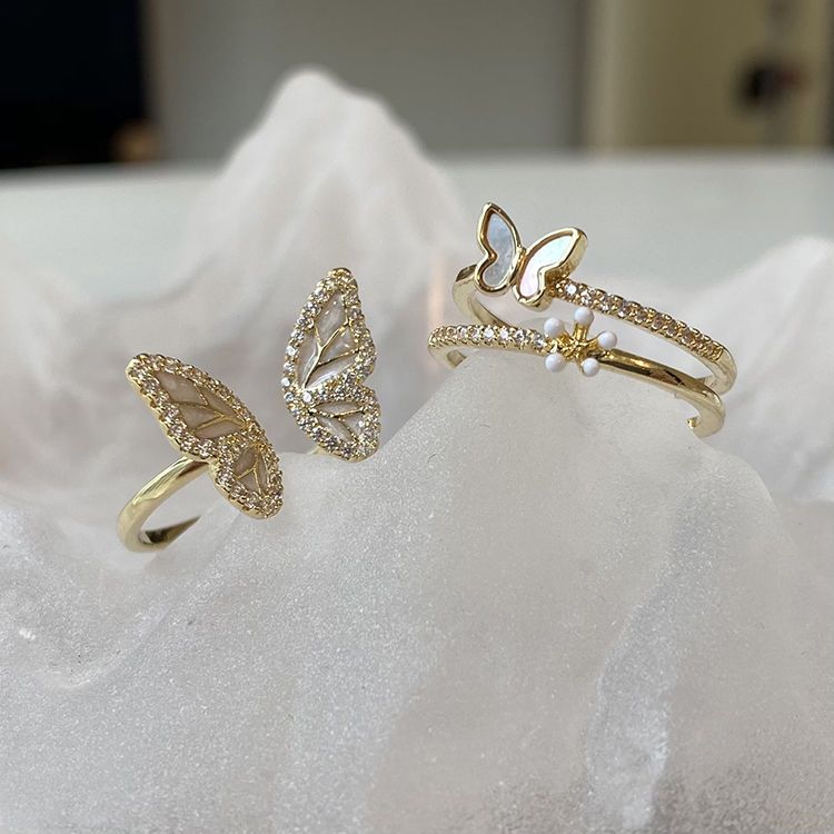 Diamond Butterfly Ring  MK19041 MK Kawaii Store