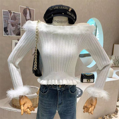 Fluffy Princess Sweater Top Susan