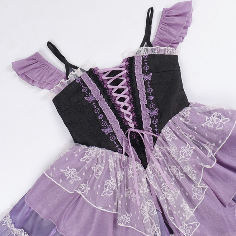 Emma Witchy Black and Purple Perfect Cute ON808 Cospicky