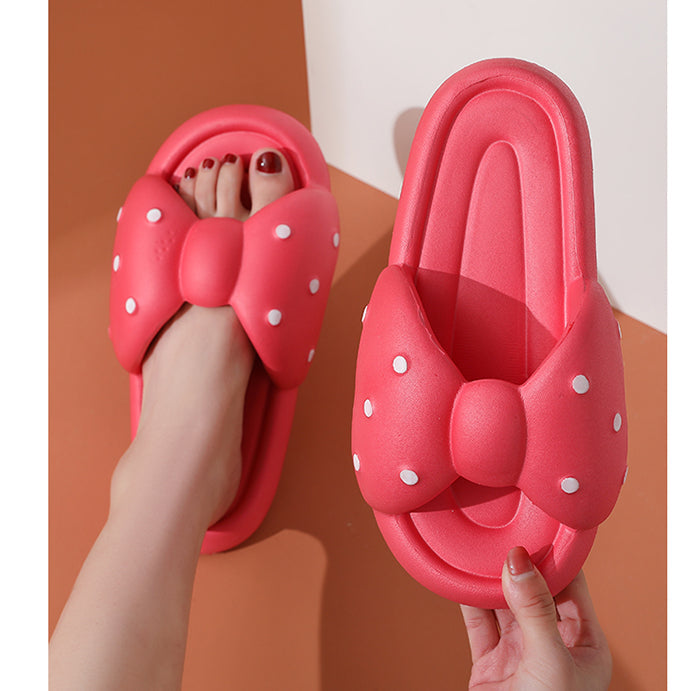 Kawaii Sweet 6 Colors PolkaDots Bow Sandals ON877