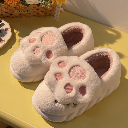 Cat Paw Cotton Slippers - Kimi Kimi