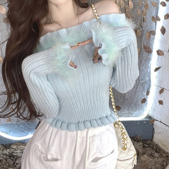 Fluffy Princess Sweater Top