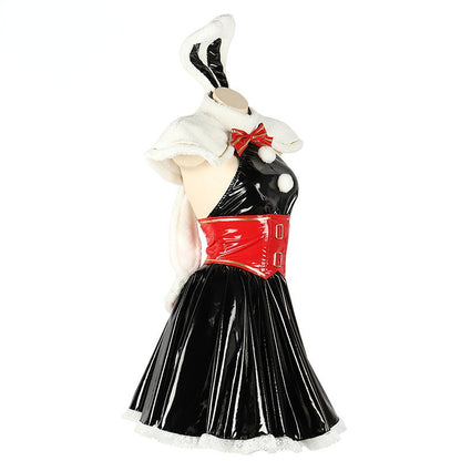 Rabbit Ear Leather Cosplay Dress Susan