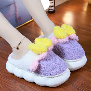 Kawaii Pastel Colors Cute Bow Slippers ON889 MK Kawaii Store