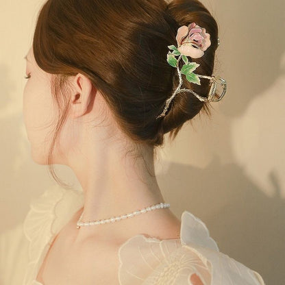 Mental Rose Hair Clip Susan