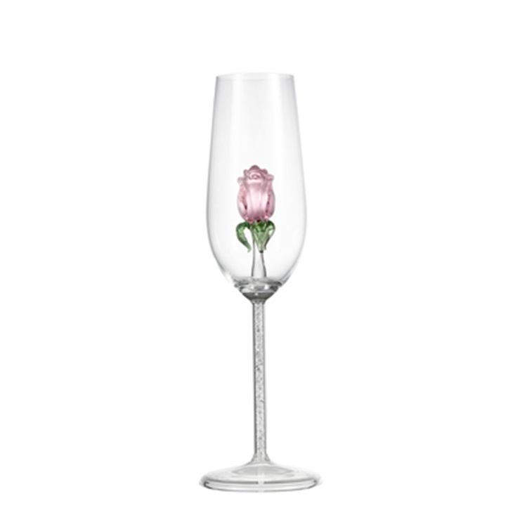 Rose Champagne Flutes - Heartzcore