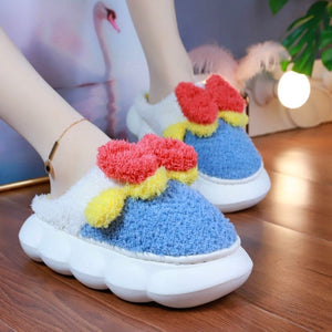 Kawaii Pastel Colors Cute Bow Slippers ON889 MK Kawaii Store