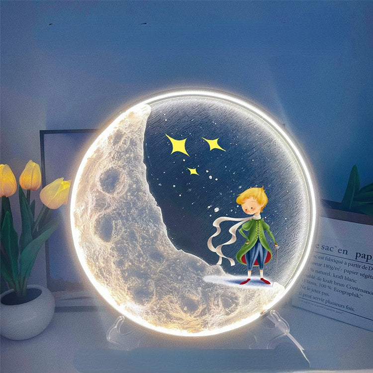 DIY LED Moon Lamp MK Kawaii Store