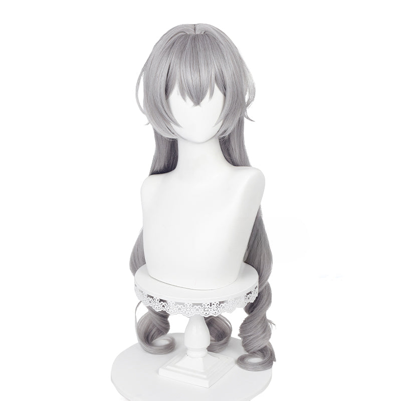 Honkai Star Rail Bronia Cute Long Curly Gray Wig ON827 KawaiiMoriStore