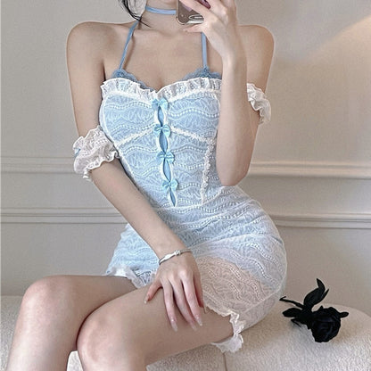 Off Shoulder Blue Princess Dress Susan