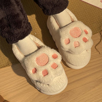 Cat Paw Cotton Slippers - Kimi Kimi