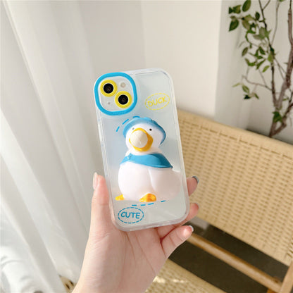 Cute Decompression Duckling Phone Case Susan