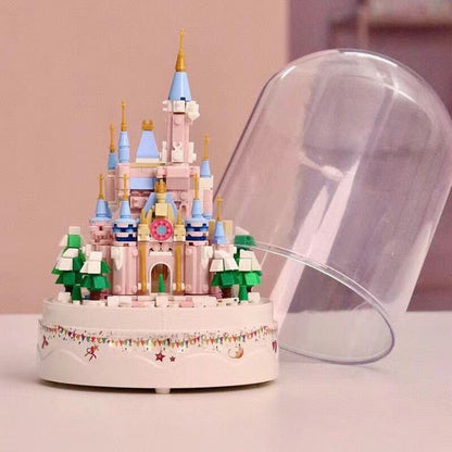 DIY patchwork castle music box gift MK Kawaii Store