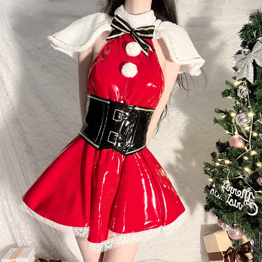 Rabbit Ear Leather Cosplay Dress Susan