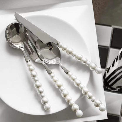 Pearl Handle Cutlery Susan