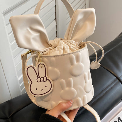 Bunny Bucket Crossbody Bag Mini Purse - Heartzcore MK Kawaii Store