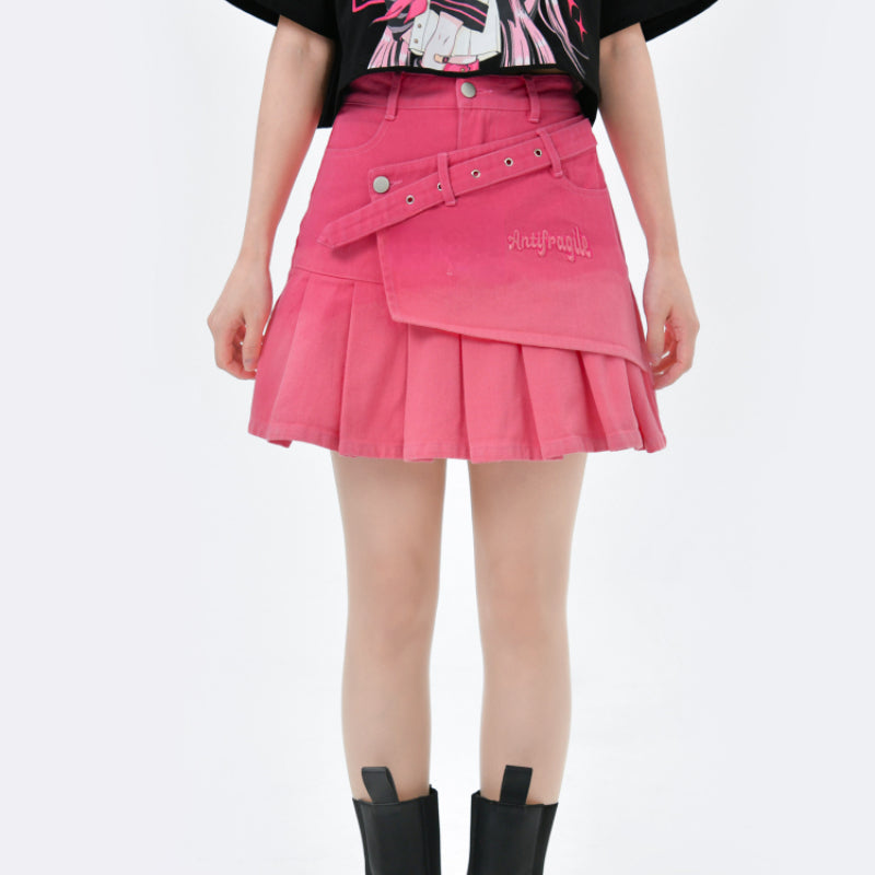 Antifragile Hot Pink Harajuku Skirt ON636