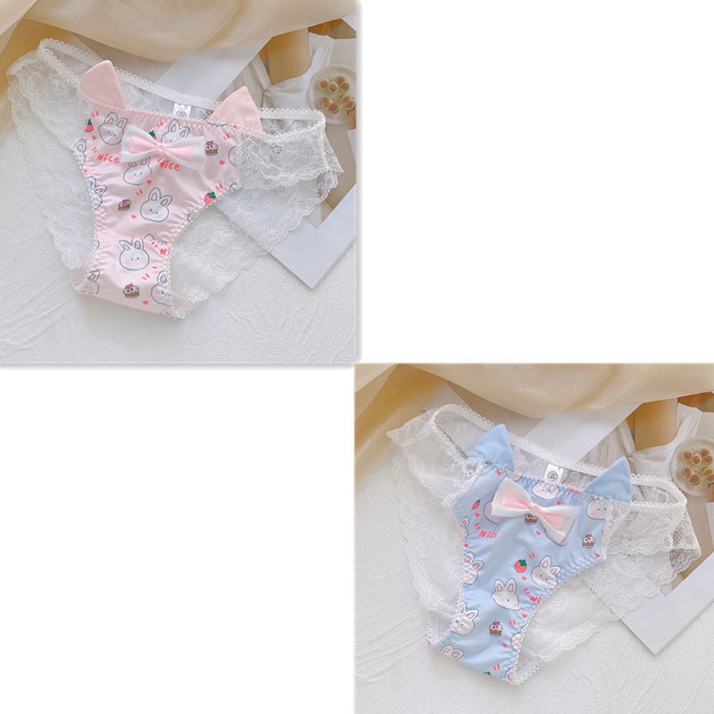 Cute Bunny Lace Panties MK Kawaii Store