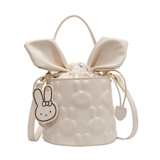 Bunny Bucket Crossbody Bag Mini Purse - Heartzcore