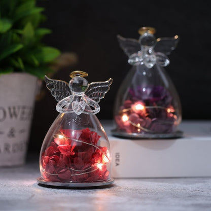 Angel Everlasting Flower Led Gift MK Kawaii Store