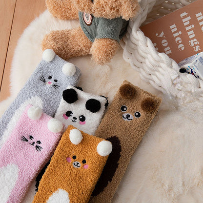 Forest Friend Animal Winter Socks MK18752 Susan