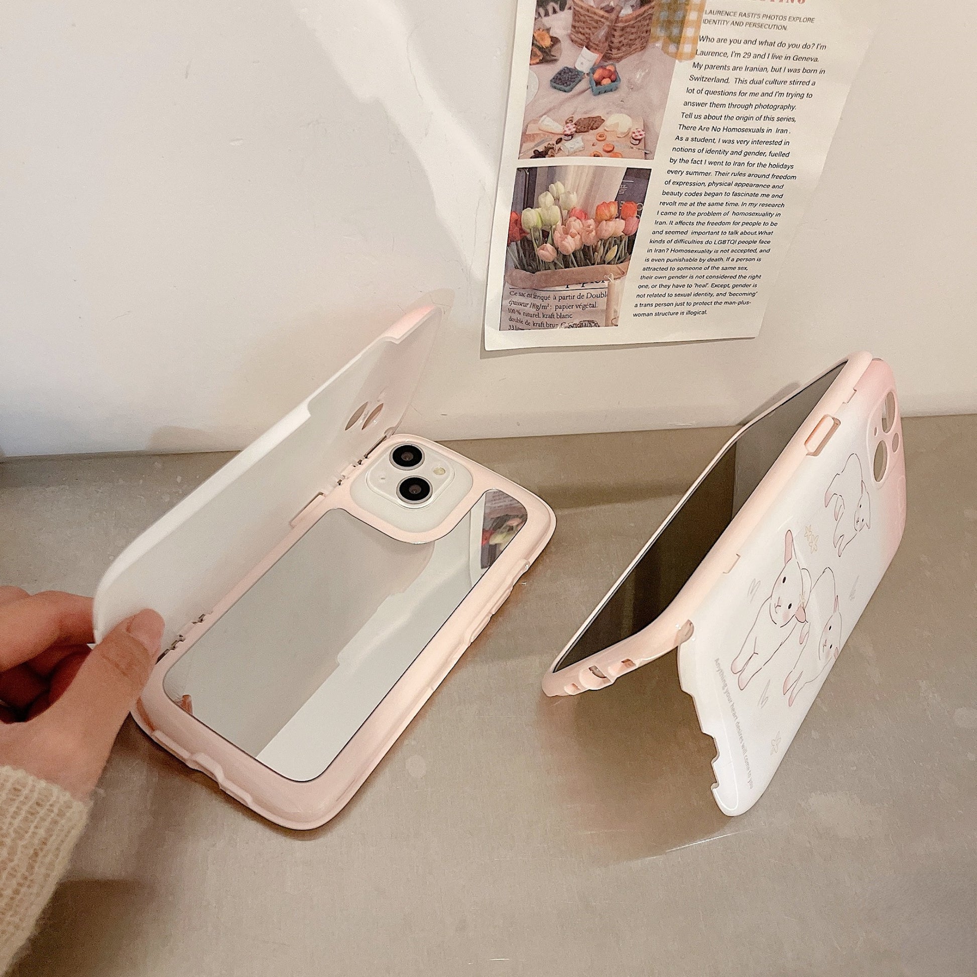 Pink Kawaii Sheep Soft Iphone Case - Heartzcore Heartzcore