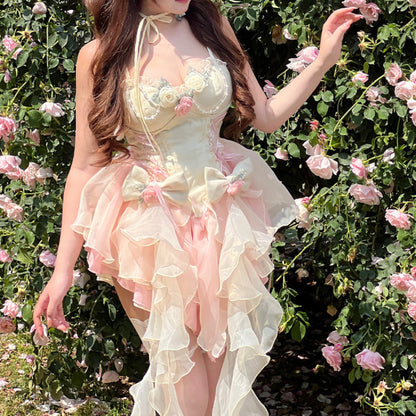 Sweet and Sexy Mature Pastel Princess Lolita Dress ON833 KawaiiMoriStore