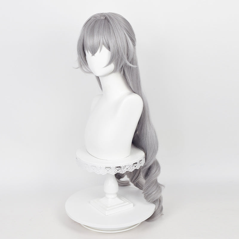 Honkai Star Rail Bronia Cute Long Curly Gray Wig ON827 KawaiiMoriStore