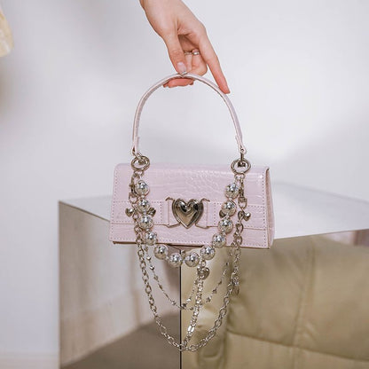 Pretty Heart Pink Handbag - Kimi Kimi