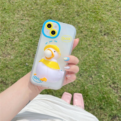 Cute Decompression Duckling Phone Case Susan