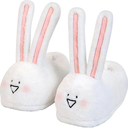 Long Ear Bunny Fluffy Slippers - Kimi MK Kawaii Store