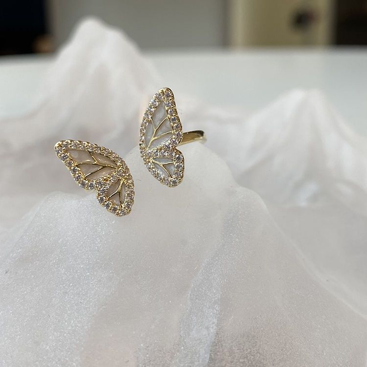 Diamond Butterfly Ring  MK19041