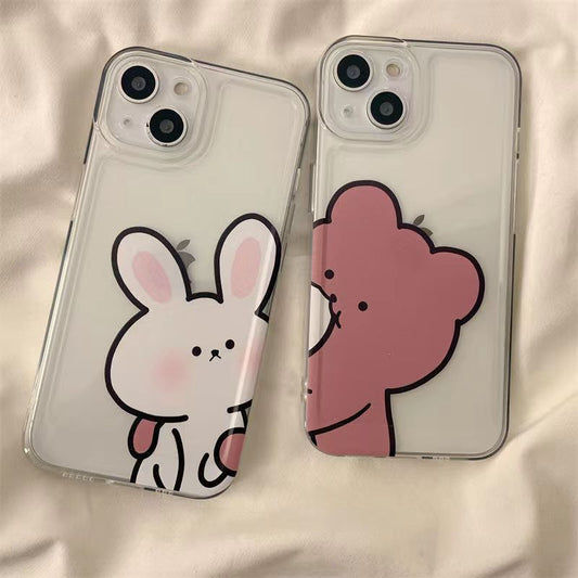 Bunny Bear Matching Phone Case Susan