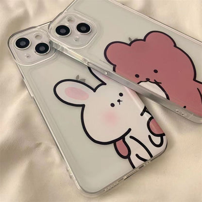 Bunny Bear Matching Phone Case Susan