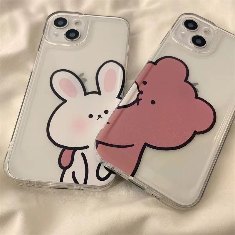 Bunny Bear Matching Phone Case Susan