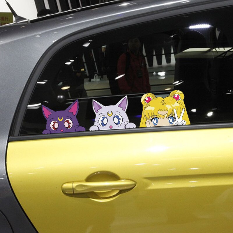 Sailor Moon Car Decals - Cupcake