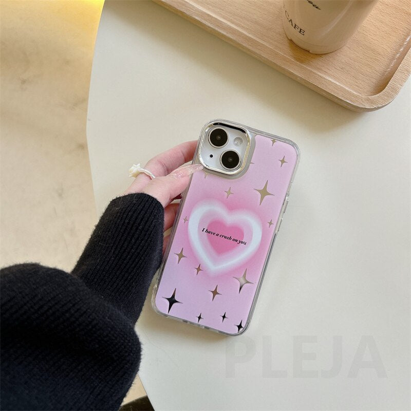 Cute Pink Heart Case - Heartzcore