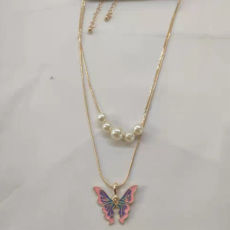 Princess Butterfly Necklace K01