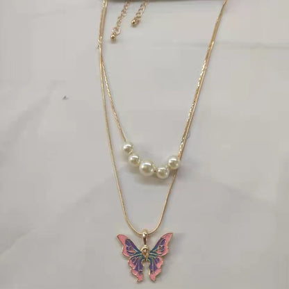 Princess Butterfly Necklace K01 MK Kawaii Store