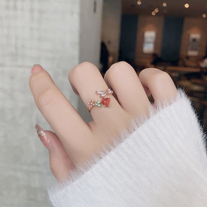 Zircon Vintage Ring MK Kawaii Store