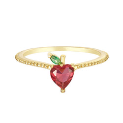 Colorful Rings with Fruit Family MK Kawaii Store