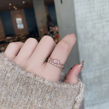 Zircon Vintage Ring MK Kawaii Store