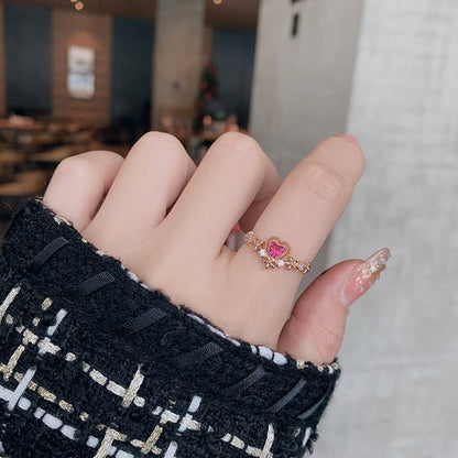 Zircon Vintage Ring MK Kawaii Store