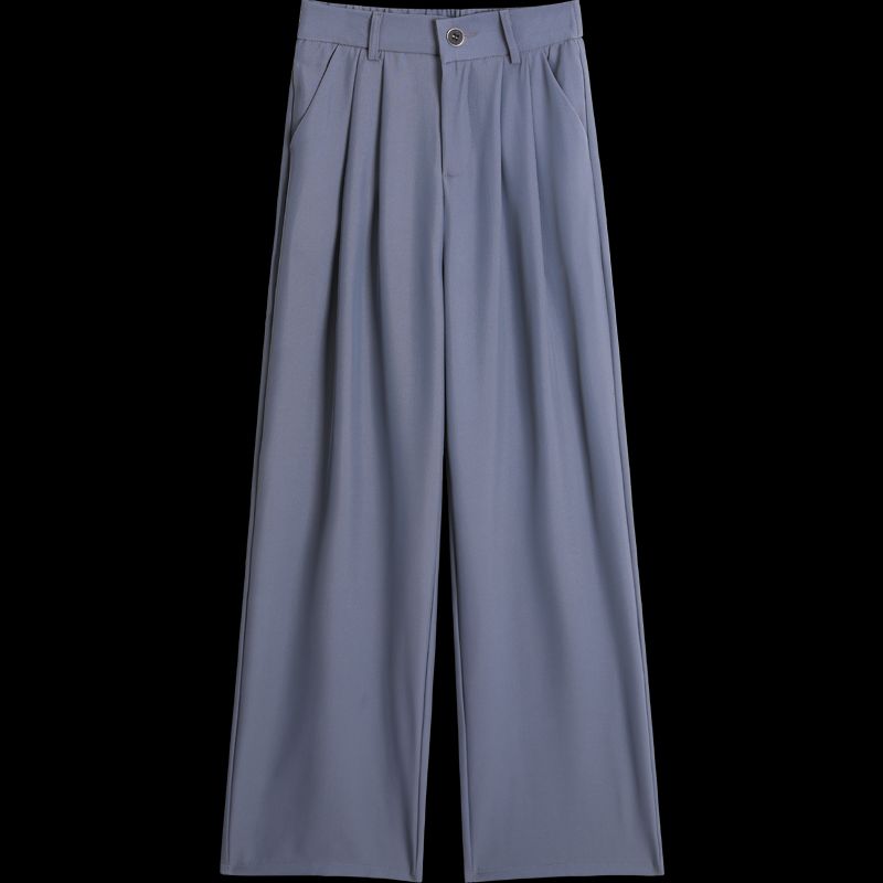 High-Waist Wide-Leg Dress Pants dd15 MK Kawaii Store